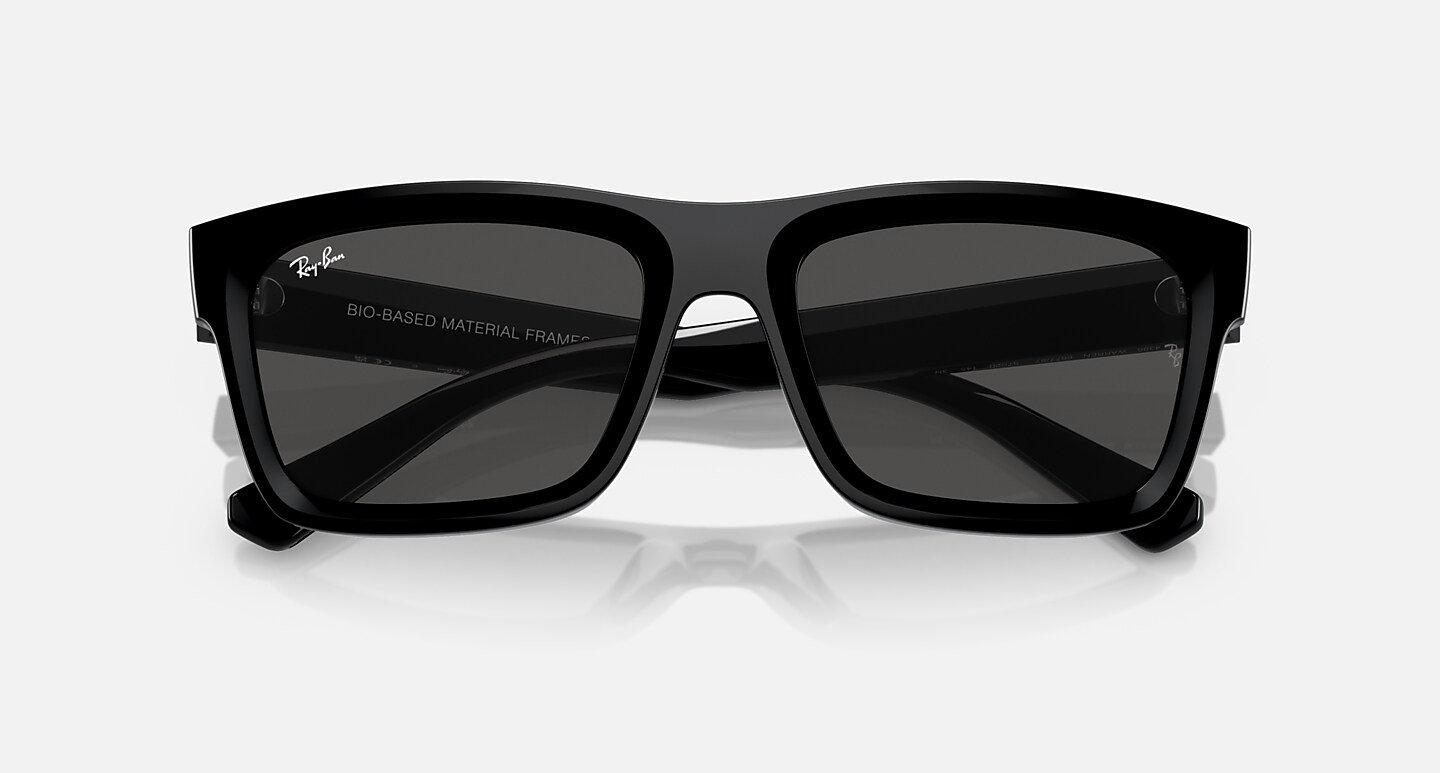 Ray-Ban Sunglasses Warren Bio-based Black Frame Grey Lenses