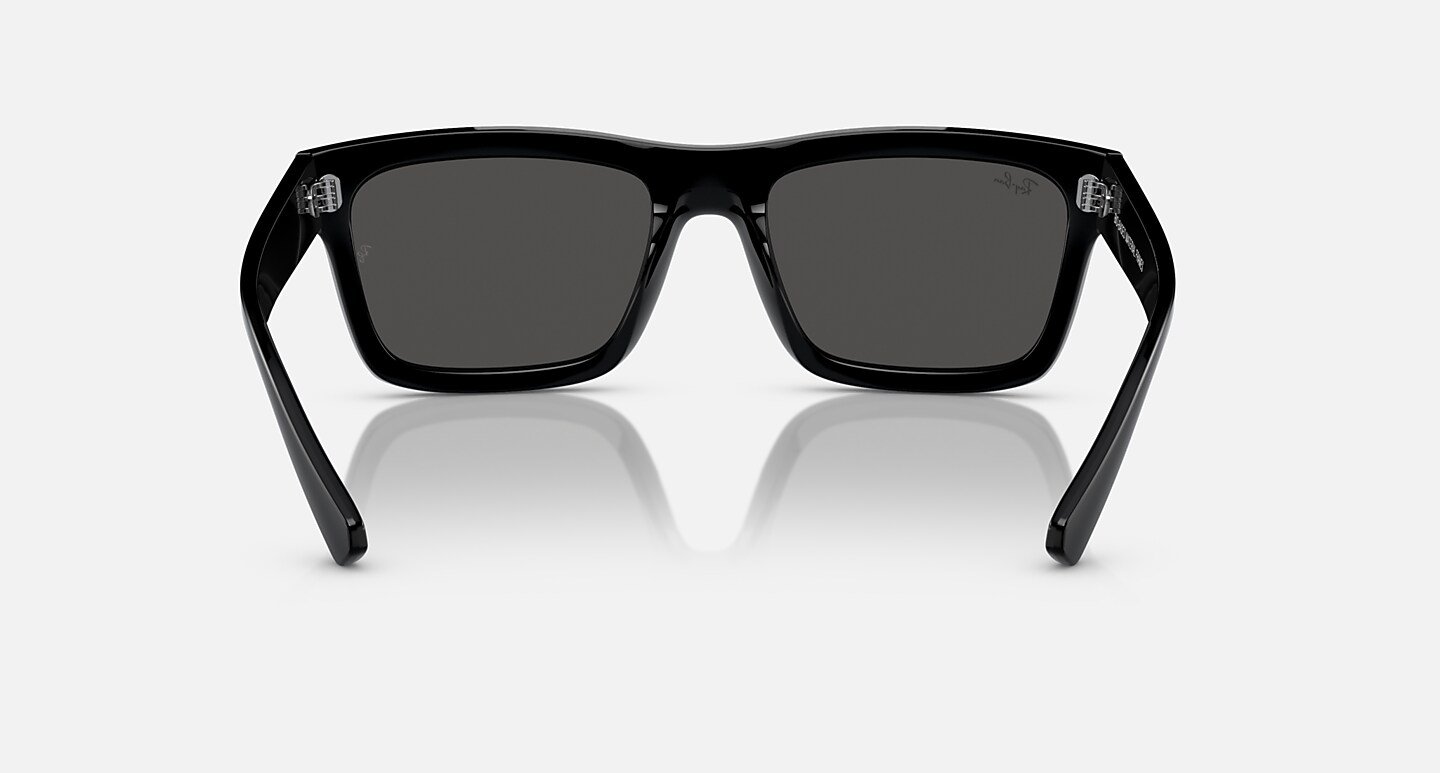 Ray-Ban Sunglasses Warren Bio-based Black Frame Grey Lenses