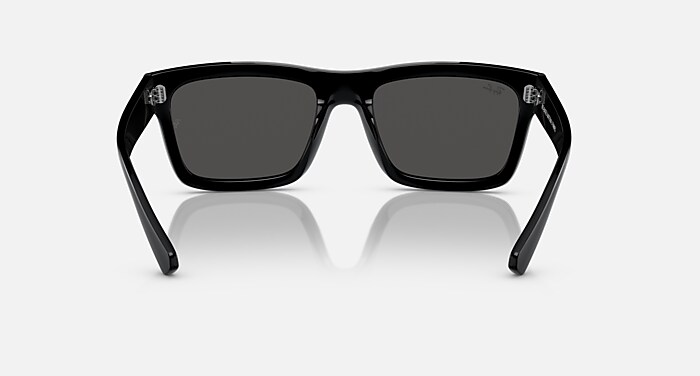 Ray-Ban Sunglasses Warren Bio-based Black Frame Grey Lenses