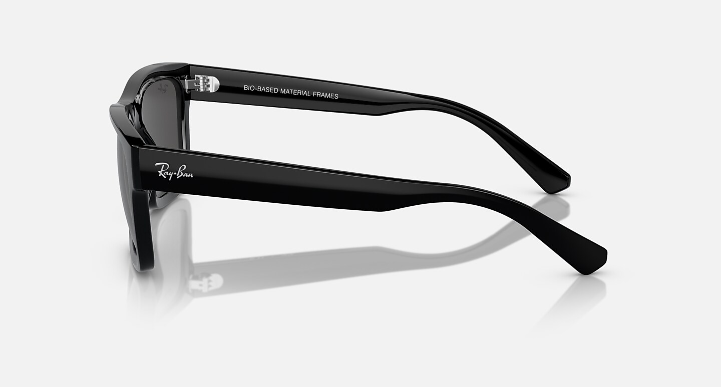 Ray-Ban Sunglasses Warren Bio-based Black Frame Grey Lenses