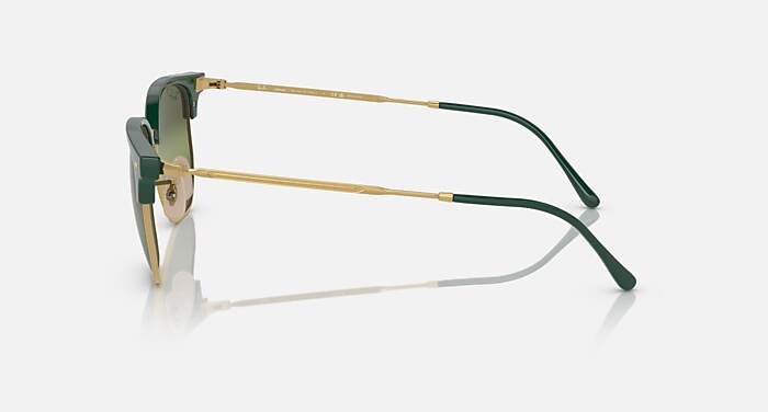 Ray-Ban Sunglasses Unisex New Clubmaster - Gold Frame Silver Lenses 55-20 Polarized