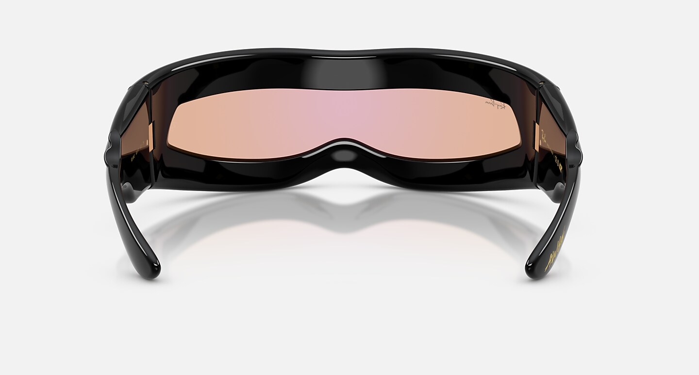 Ray-Ban Sunglasses Unisex Ultra Wrap 001 Next Generation Collection - Black Frame Grey Lenses 01-35
