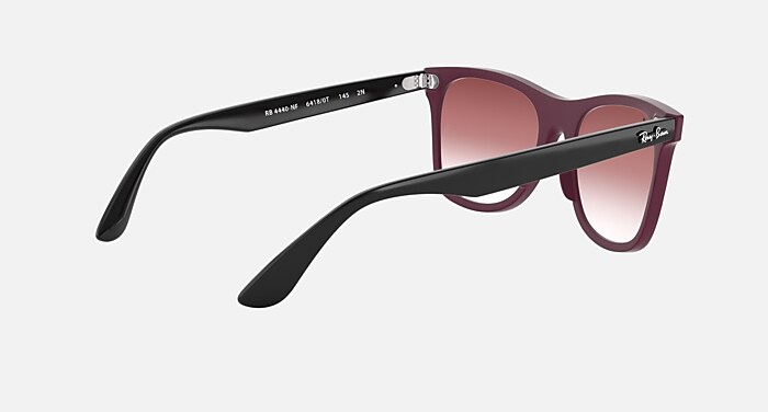 BLAZE WAYFARER Sunglasses in Bordeaux and Dark Red Gradient  display picture 1
