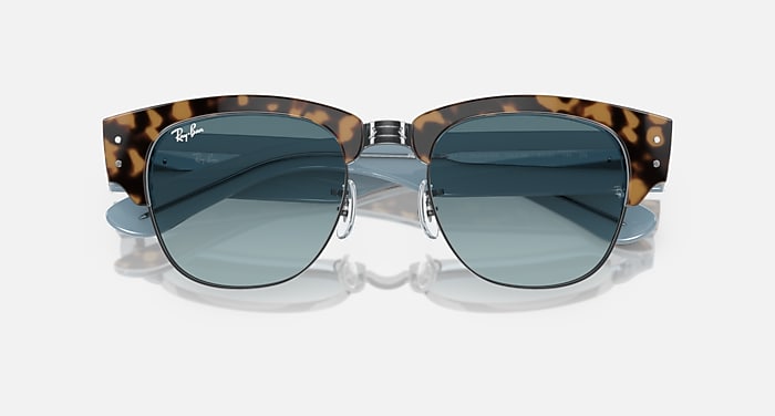 MEGA CLUBMASTER Sunglasses in Havana On Blue On Gunmetal and Blue