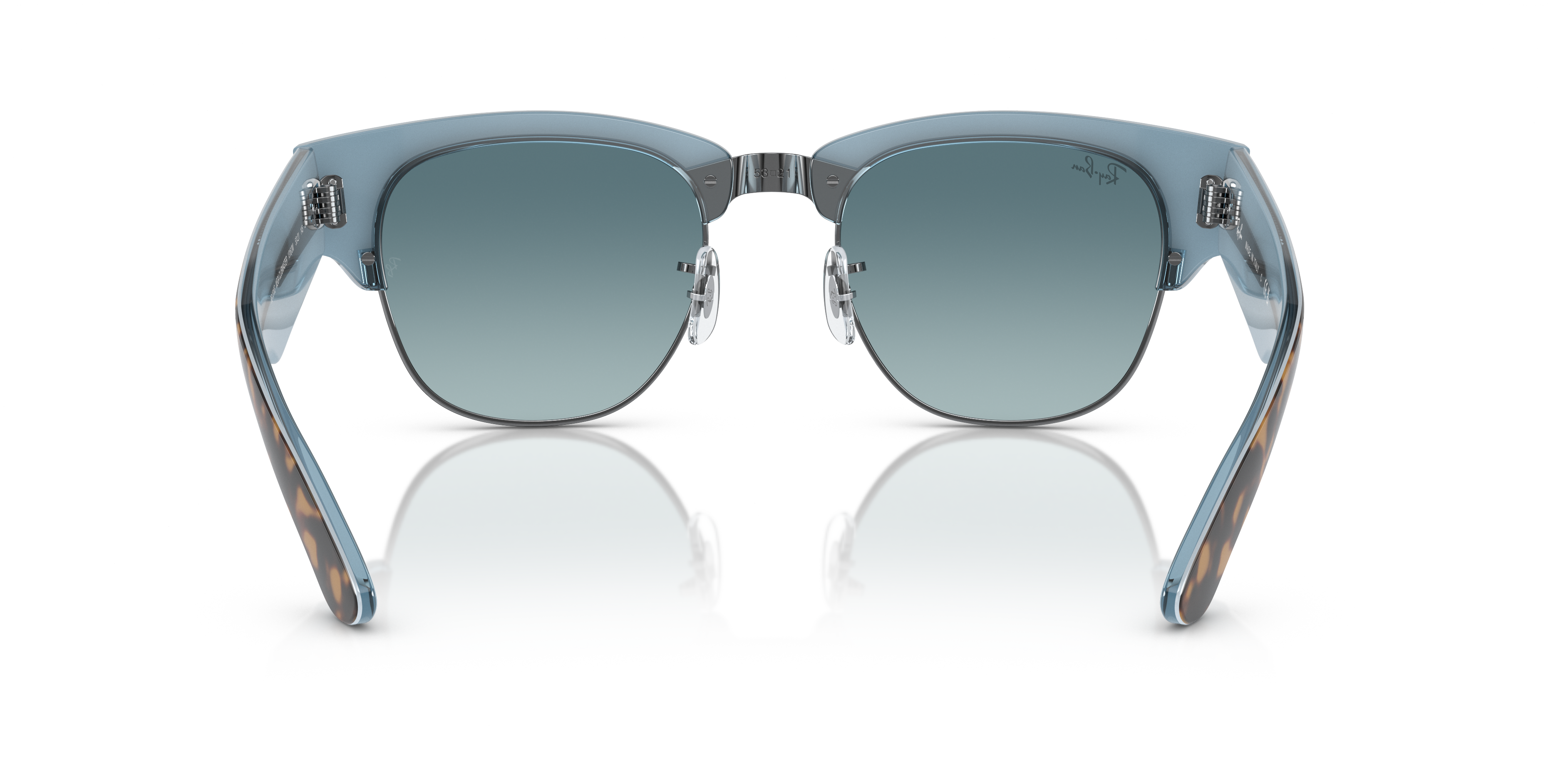 レイバン Ray-Ban 53 mm 0RB0316S Mega クラブmaster メンズ サングラス Black on Arista/Green