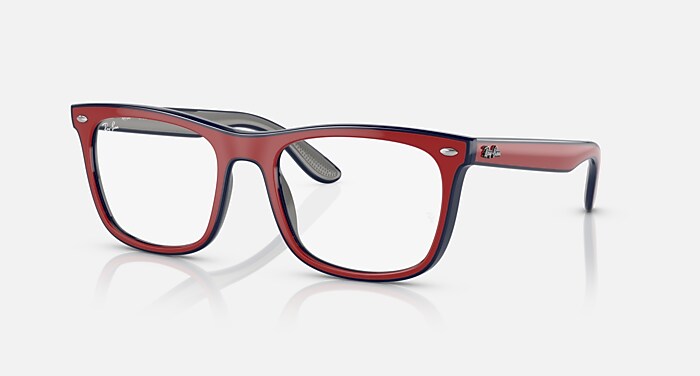 Lentes de Vista RB7209 OPTICS con Armazon Rojo Negro y Gris RB7209 Ray Ban MX