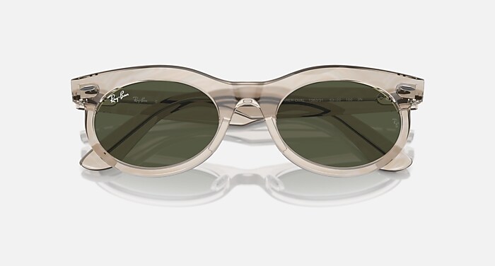 Ray-Ban Wayfarer サングラス グレー レイバン公式ストア】 Ray-Ban® WAYFARER OVAL サングラス