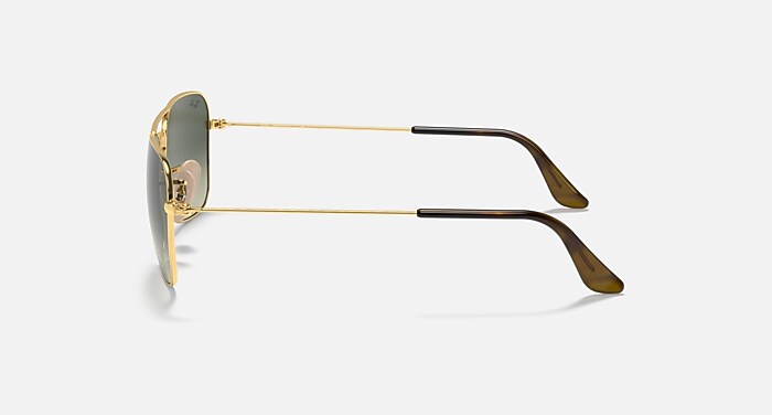 CARAVAN Sunglasses in Arista Gold and Grey Gradient - RB3136  display picture 2