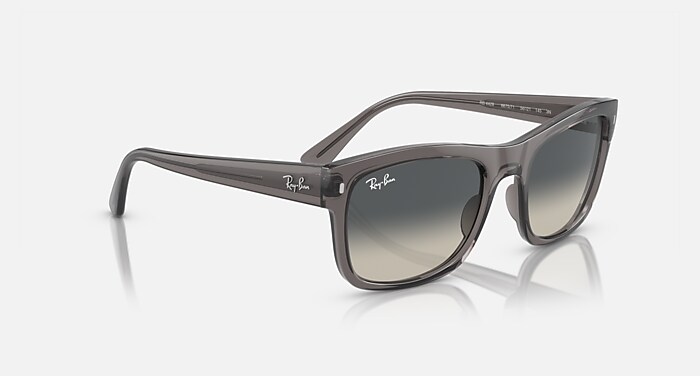 Ray-Ban Fashion Sunglasses RB4428 56mm Transparent Brown w/ Gradient Brown Lens RB4428 Sunglasses in Transparent Light Brown and Light Brown  main image 2