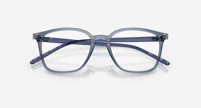 レイバン公式ストア】 Ray-Ban® RB7185 OPTICS メガネ | 透明ダーク