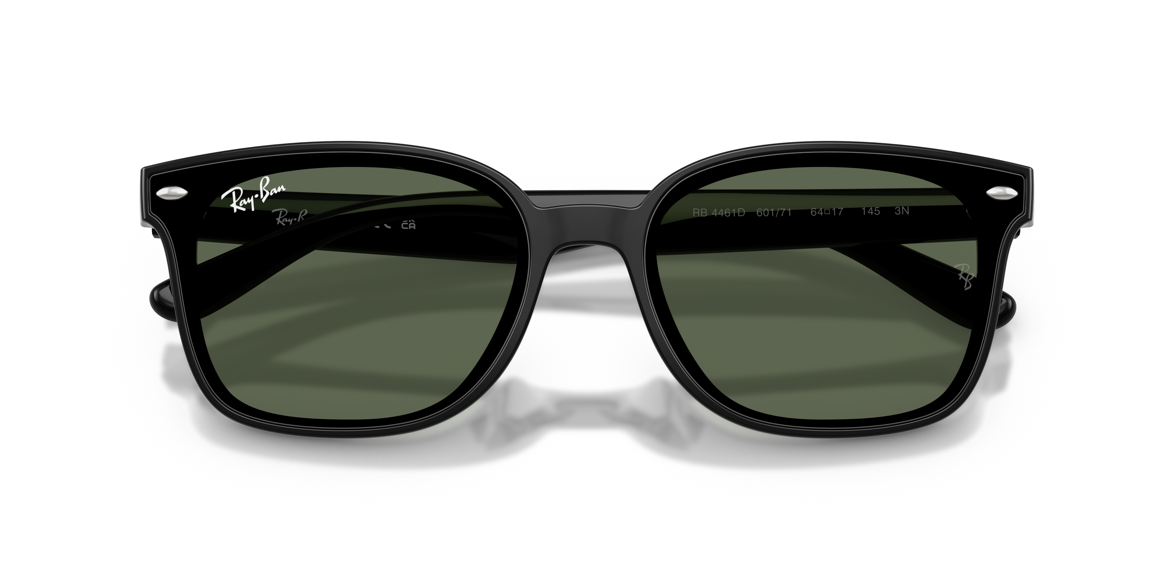 RB4461D Sunglasses in Black and Dark Green - RB4461D | Ray-Ban® US