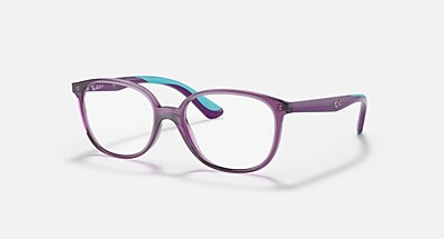 RB1598 OPTICS KIDS Eyeglasses with Transparent Grey Frame