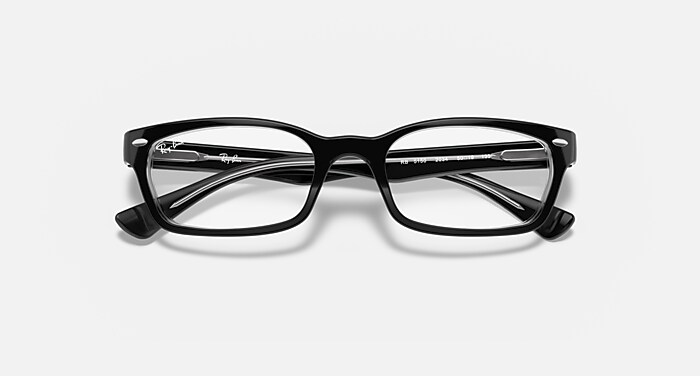 RB5150 OPTICS Eyeglasses with Black On Transparent Frame  display picture 3