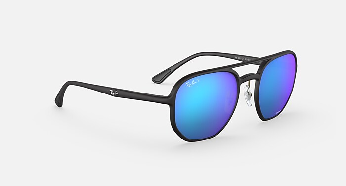 RB4321CH CHROMANCE Sunglasses in Black and Blue - RB4321CH