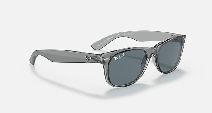 NEW WAYFARER CLASSIC Sunglasses in Transparent Grey and Dark Blue