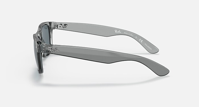 NEW WAYFARER CLASSIC Sunglasses in Transparent Grey and Dark Blue