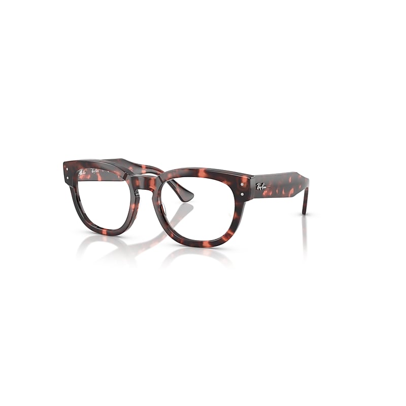 Ray Ban Mega Hawkeye Optics Pink Havana Fassung Klar Glas Polarisiert 50-21 In Pink Havana