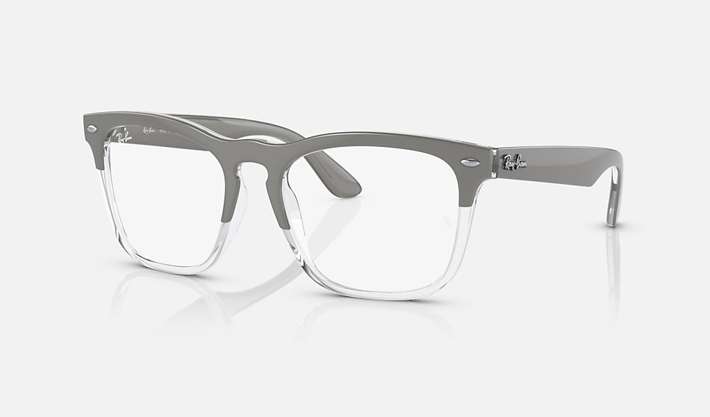 レイバン公式ストア】 Ray-Ban® STEVE OPTICS メガネ | 透明上に