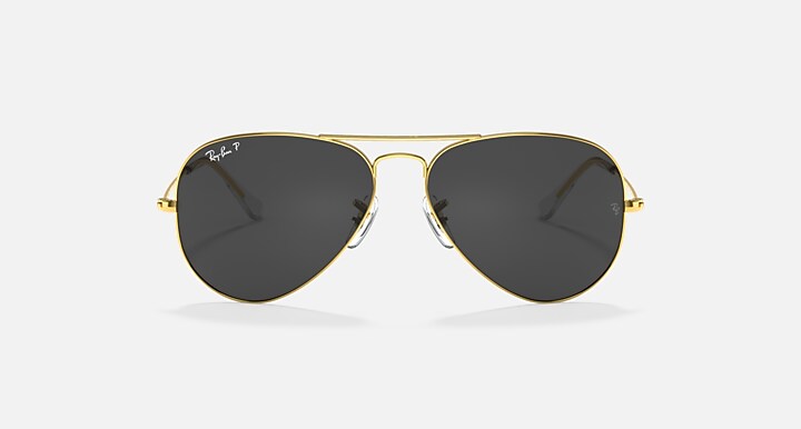 Ray-Ban 0RB3025 AVIATOR CLASSIC Polished Gold SUN_Front