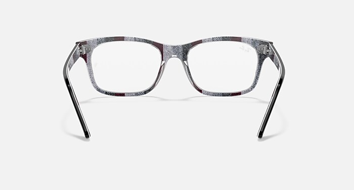 BURBANK OPTICS Eyeglasses with Black On Chevron Grey