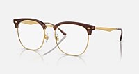 RayBan 金色搭配透明深棕色; 金色 null