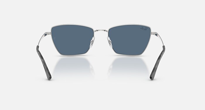 DREA BIO-BASED Sunglasses in Silver and Dark Blue - RB3783 | Ray