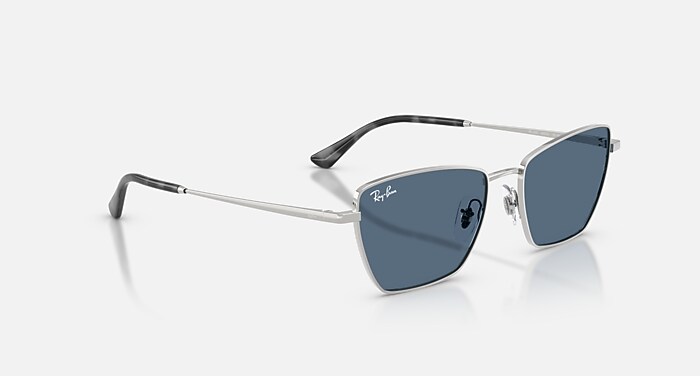 レイバン公式ストア】 Ray-Ban® DREA BIO-BASED サングラス | シルバー