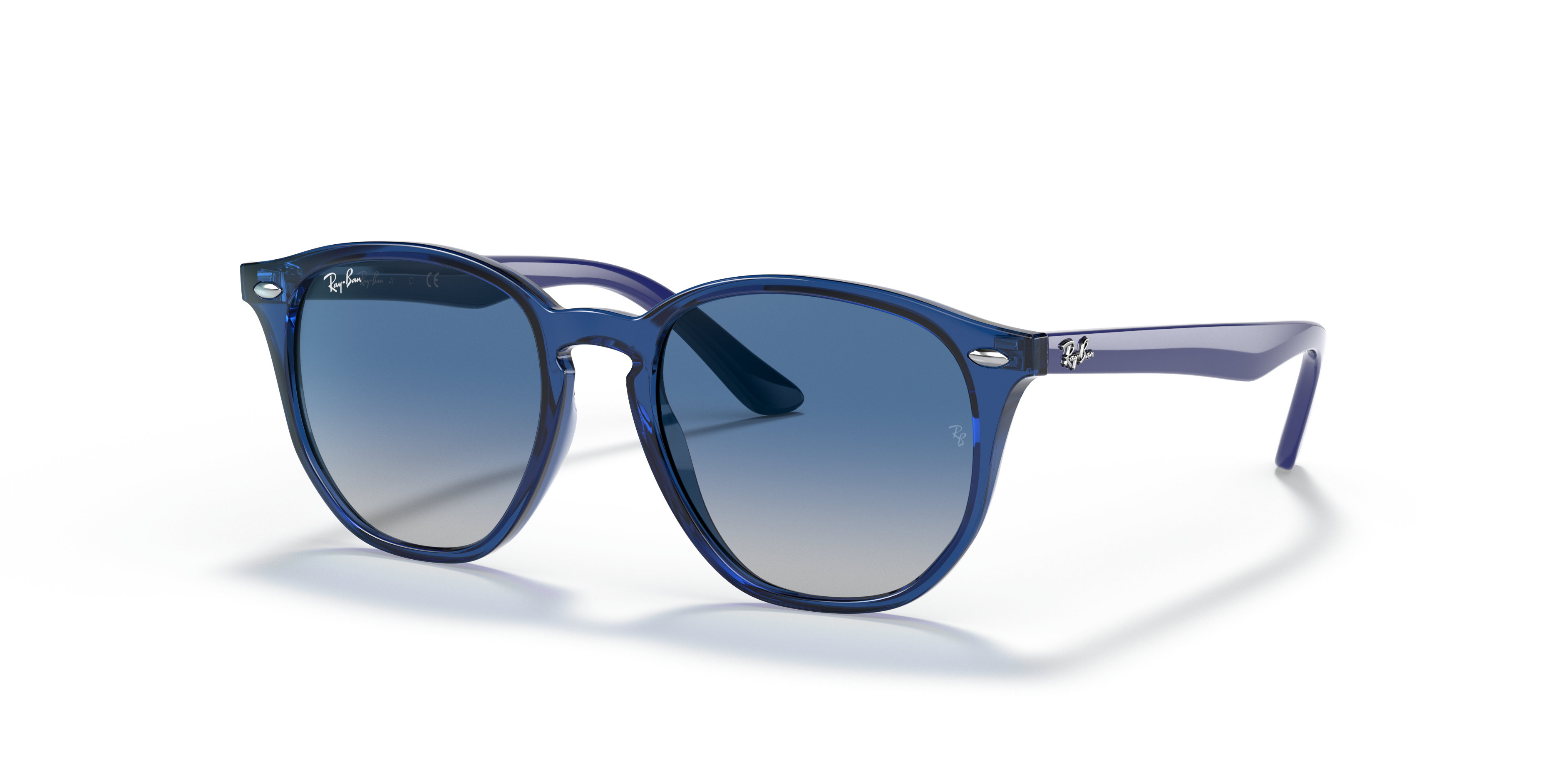 RB9070S KIDS Sunglasses in Transparent Blue and Grey Gradient Blue