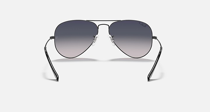 Ray-Ban 0RB3025 AVIATOR GRADIENT 抛光 枪管灰色 SUN_Back