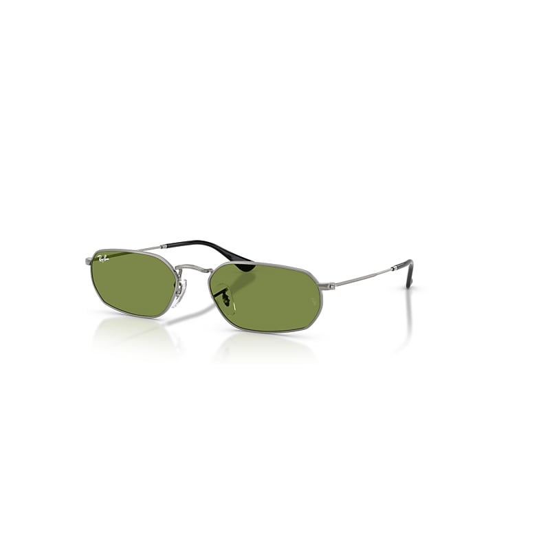 Ray-Ban Sunglasses Unisex Rb3947 - Gunmetal Frame Green Lenses 54-18
