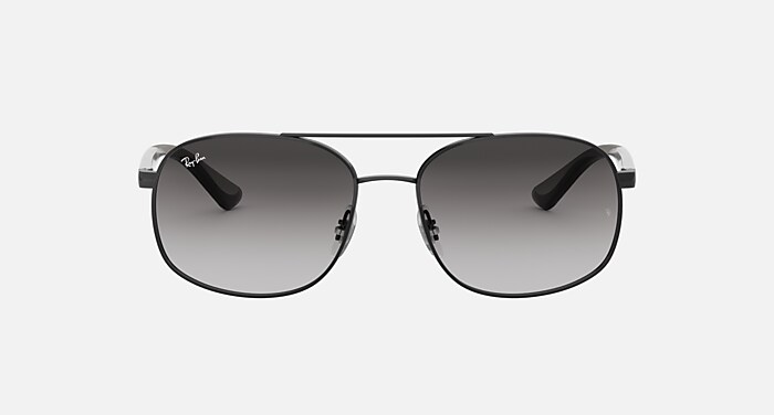 RB3593 Sunglasses in Black and Light Grey Gradient Dark Grey