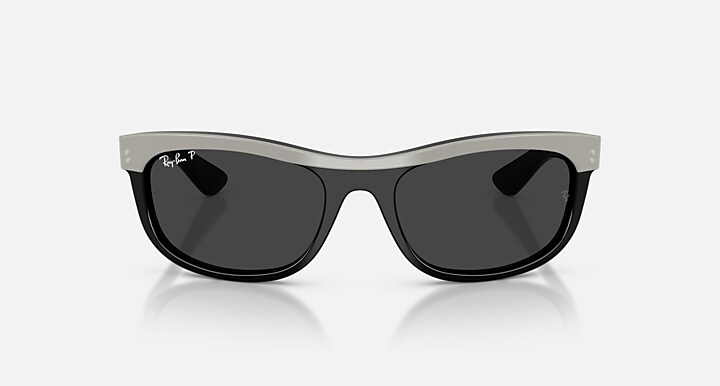 Ray-Ban Sunglasses Unisex Balorama Street Neat - Grey On Black Frame Black Lenses 62-19 Polarized
