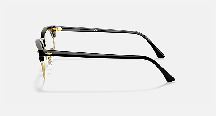 CLUBMASTER OVAL OPTICS Eyeglasses with Black Frame - RB3946V