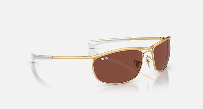 OLYMPIAN I DELUXE Sunglasses in Arista Gold and Red - RB3119M  