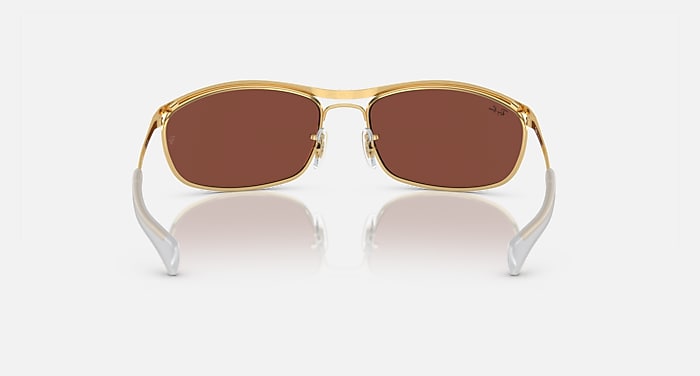 OLYMPIAN I DELUXE Sunglasses in Arista Gold and Red - RB3119M  
