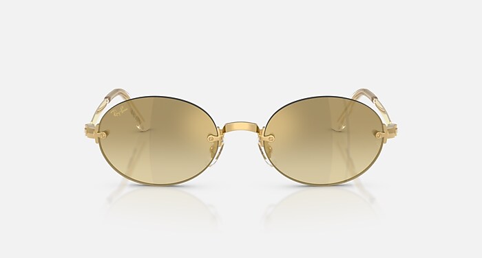 RB3929 BY A$AP ROCKY Sunglasses in Arista Gold and Brown Mirror