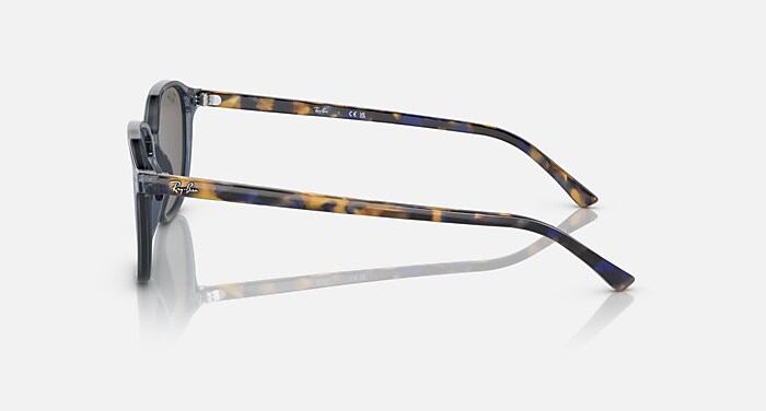 RAY-BAN レイバン サングラス RB2124 ケース付き　ブルー レイバン公式ストア】 Ray-Ban® LEONARD サングラス | 透明