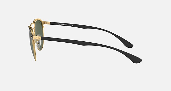 Ray-Ban RB3596 Black and Gold Sunglasses Ray-Ban Litefore Italy A RB3596 9076/71 54[]19 145 3N  main image 3