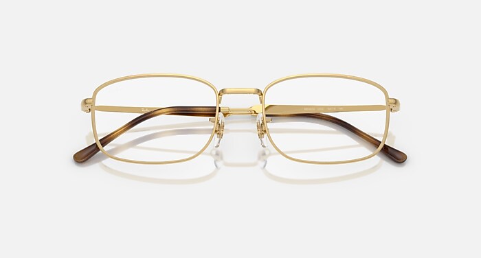 レイバン　オプチカルフレーム　ゴールド レイバン公式ストア】 Ray-Ban® FRANK OPTICS メガネ | ゴールド