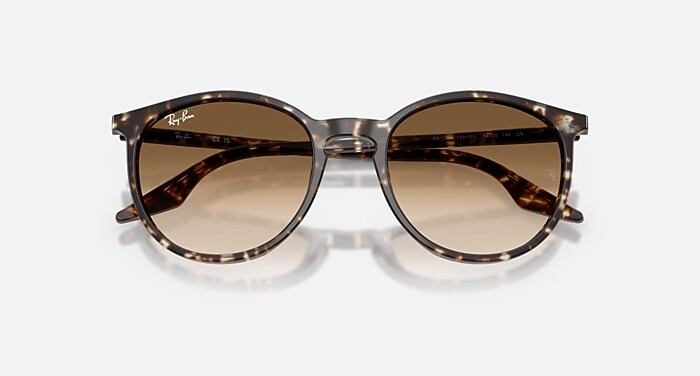 Ray-Ban Sunglasses Unisex Rb2204 - Havana Yellow Turtle Frame Brown Lenses 54-20