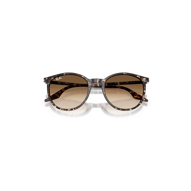 Ray Ban Rb2204 Sunglasses Havana Yellow Turtle Frame Brown Lenses 51-20 In Havana Yellow Turtle