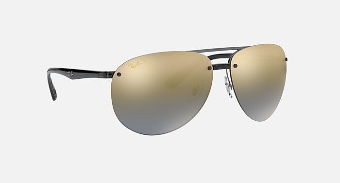 RB4293 POLARIZED+ LENSES Sunglasses in Grey and Blue Polarized+