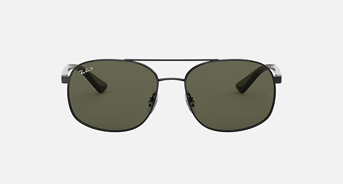 小物 Ray-Ban SUNGLASSES 0RB3593 POLARIZED RB3593 Sunglasses in Black and G-15 Green - RB3593 | Ray-Ban®