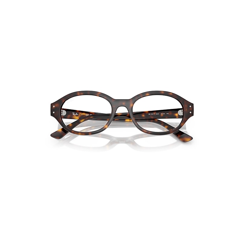 Ray Ban Shilo Optics Bio-based Eyeglasses Havana Frame Clear Lenses Polarized 52-20 In Havana