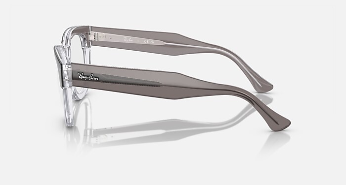 MEGA HAWKEYE OPTICS Eyeglasses with Grey On Transparent