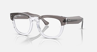 MEGA HAWKEYE OPTICS Eyeglasses with Blue On Transparent Blue Frame 