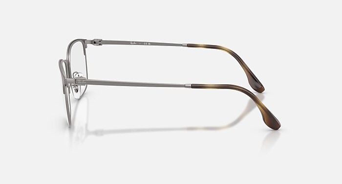 RB6494 OPTICS Eyeglasses with Havana On Matte Gunmetal Frame