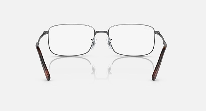 Ray-Ban Eyeglasses Rb3717 Optics Black Frame Clear Lenses
