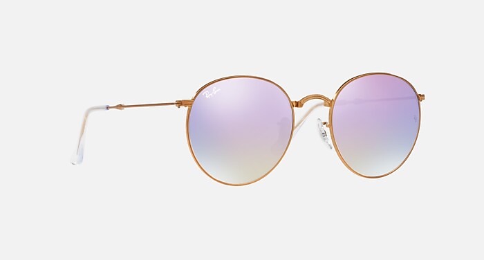 小物 ROUND L FOLDING RB3532 ROUND METAL FOLDING Sunglasses in Bronze-Copper and Lilac