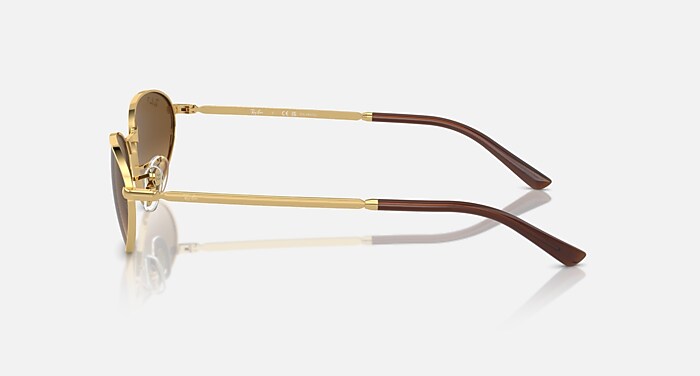 Ray-Ban Sunglasses Unisex Rb3734 - Silver Frame Green Lenses 59-18